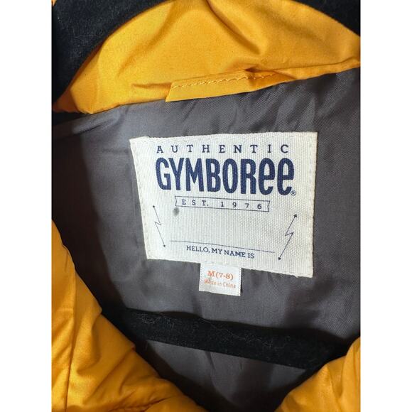 Gymboree Yellow Quilted Puffer Vest Kids Medium 7 8 Winter Outerwear - Picture 3 of 4